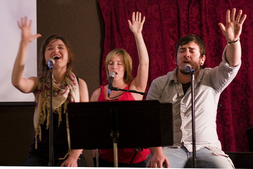 people singing inside Church buildings for sale