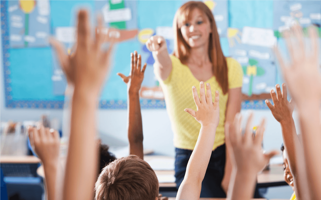 Teacher Calling on Kids