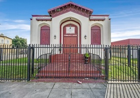 Exterior, church building, front