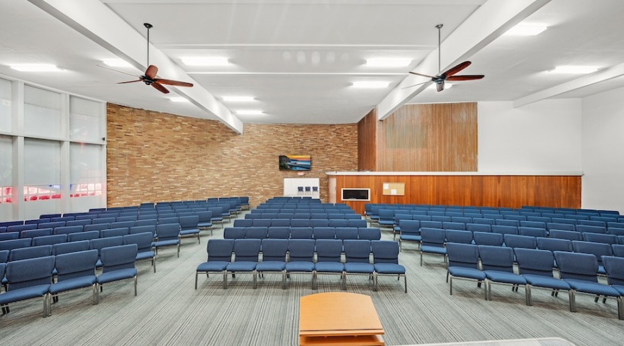 Interior church building, sanctuary