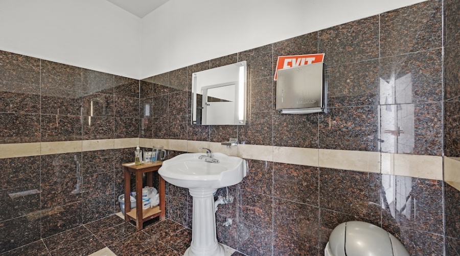 Interior church building, bathroom