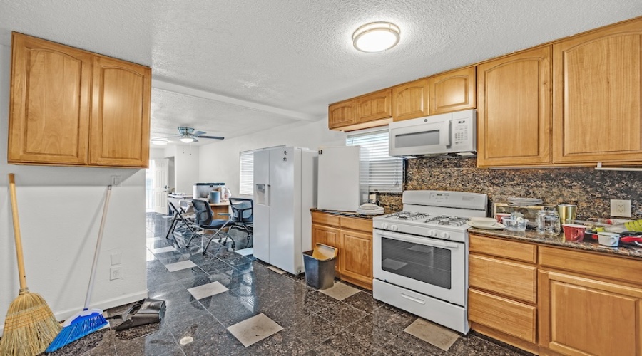 Interior church building, kitchen